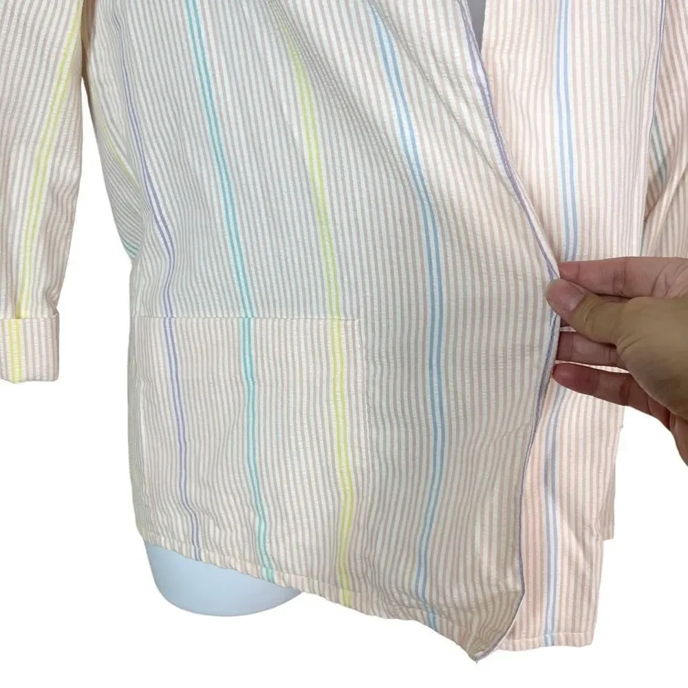 Vintage 80’s Pastel Stripe Blazer‎